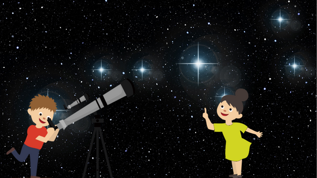 Der Sternenhimmel live für Kinder