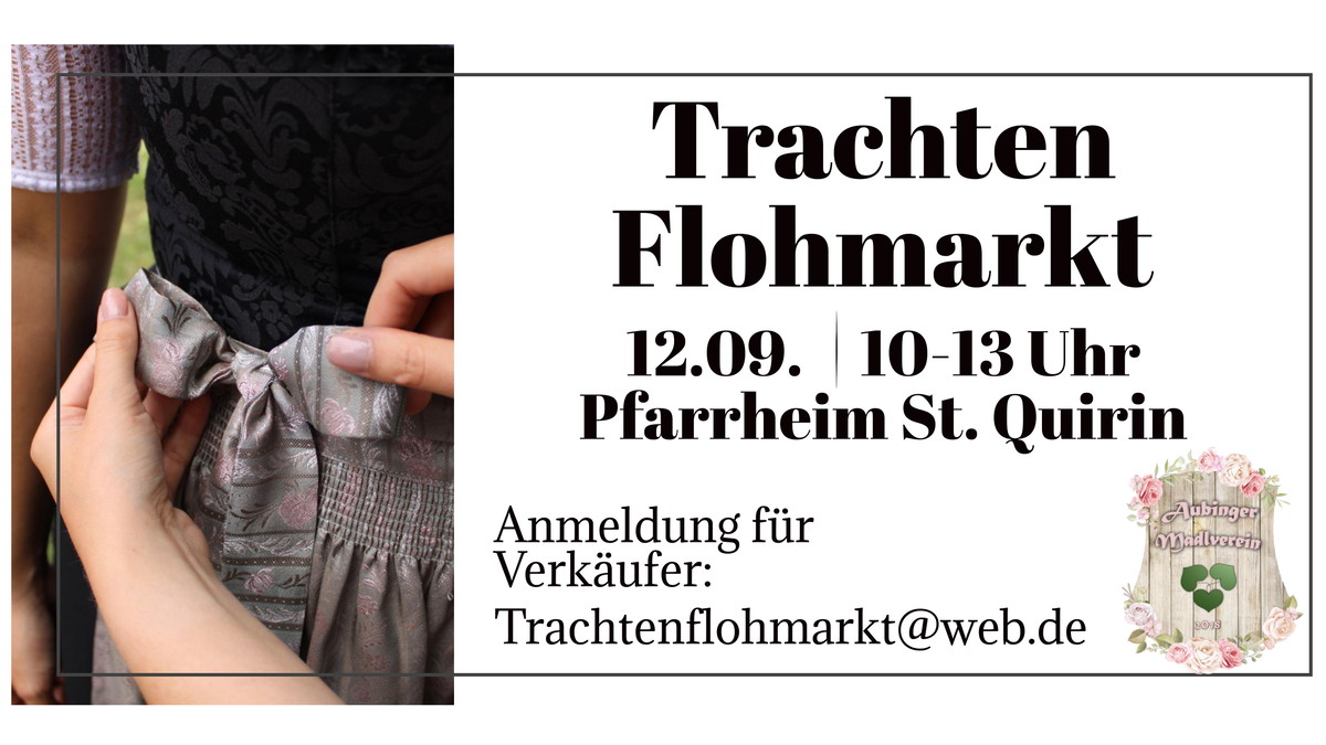 Titelbild der Veranstaltung 6. Trachtenflohmarkt des Aubinger Madlvereins
