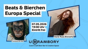 Beats&Bierchen Europa Special mit Danie Rosa (Konzert) und Tinnitussi (DJ-Set)