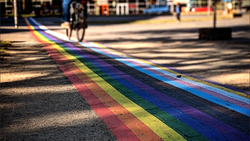Regenbogenstreifen