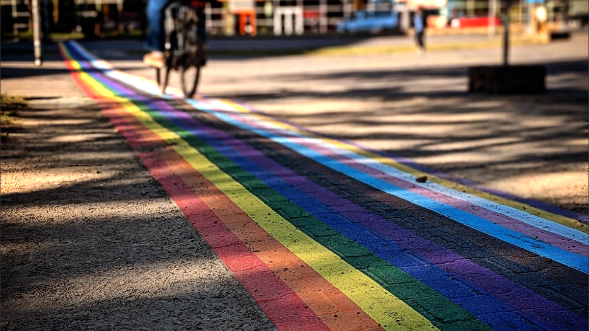 Regenbogenstreifen