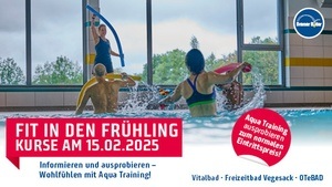 Fit in den Frühling - Schnupperkurse für Aqua Training