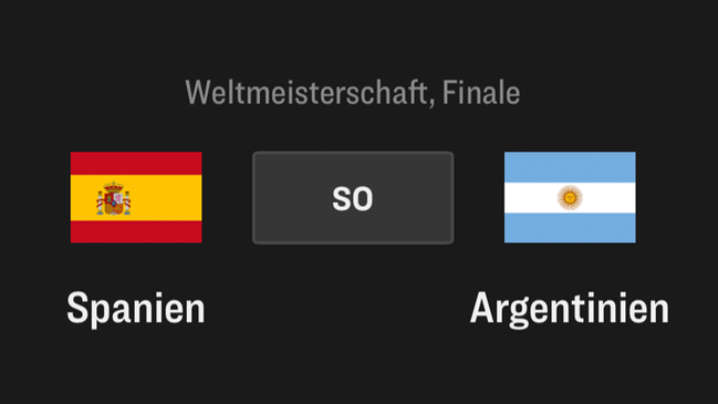 Finale, WM 2026, Spanien - Argentinien