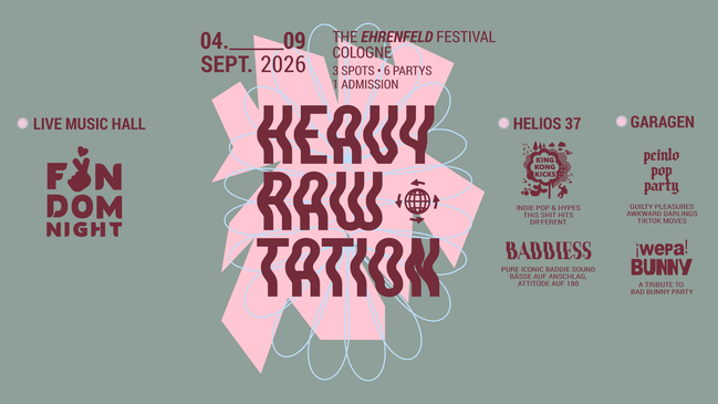 Heavy Rawtation • 6 Partys in 1 Night • Köln  F
