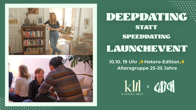 Live: Catch Dating Launch-Event ✨Hetero-Edition (25-35 Jahre)✨ im Kapitel Drei