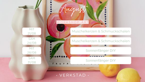 • DIY Workshop • Muschelkerzen & Schmuckschalen • August Edition •