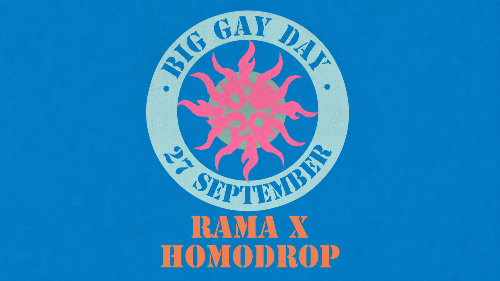 RAMA X HOMODROP (OPEN AIR + INDOOR)