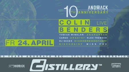 10 Years ANORRACK REC. with Colin Benders