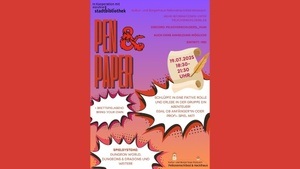 1 Abend 3 Events: Pen & Paper