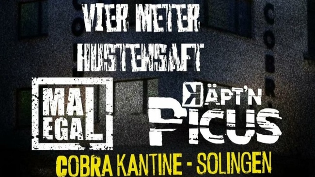 Vier Meter Hustensaft · Käptn Picus · Mal Egal Punkrock