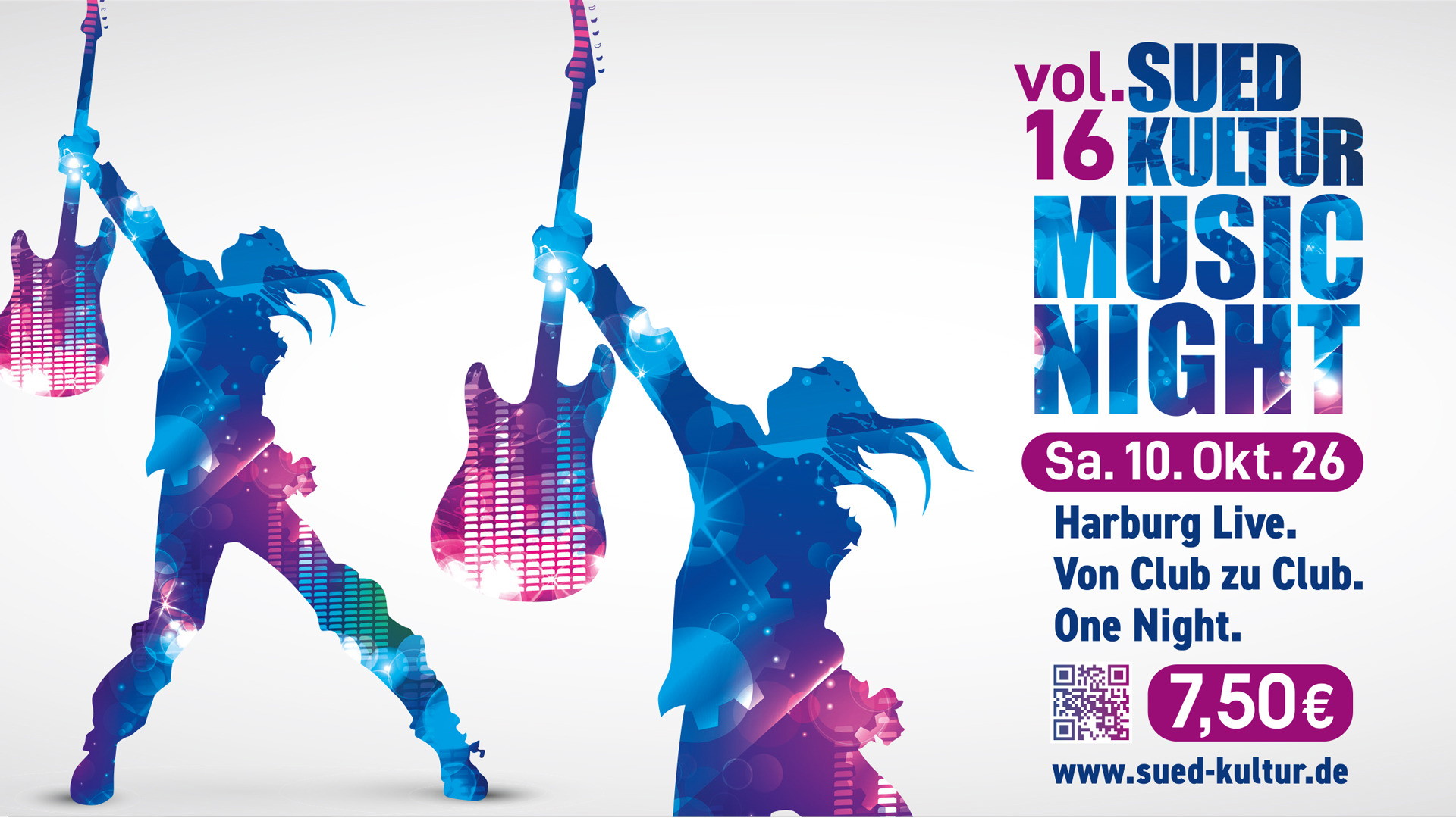 16. Suedkultur-MusicNight 2026 mit: Anemone (NL) , Asteroid Kane (Berlin), The Panitbox (HH) & Sweet Cougar Dreams (HH)