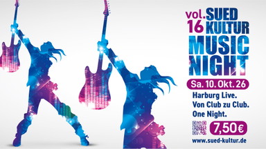 16. Suedkultur-MusicNight 2026 mit: Anemone (NL) , Asteroid Kane (Berlin), The Panitbox (HH) & Sweet Cougar Dreams (HH)