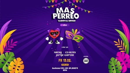 MÁS PERREO | KÖLN – KARNEVAL EDITION 🎭🔥