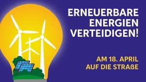 Erneuerbare Energien Verteidigen Demo