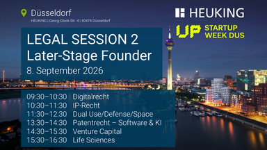 HEUKING Legal Session 2: Later-Stage Founder