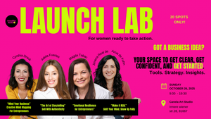 foundHer Launch Lab: Your first step in launching your business (Workshops in English)