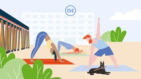 Open-Air Yoga mitten in der City