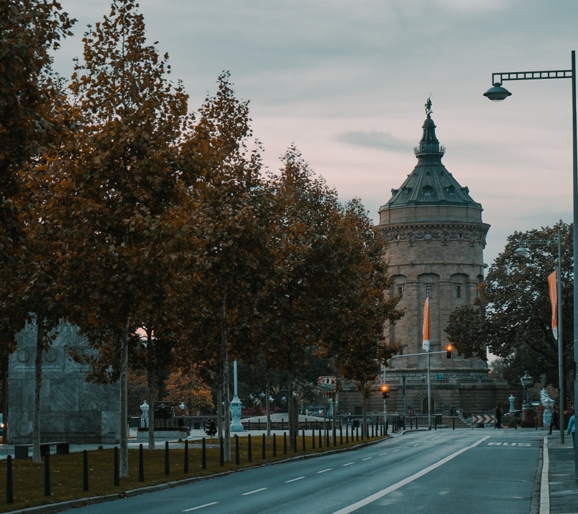 Mannheimer Weihnachtsmarkt am Wasserturm