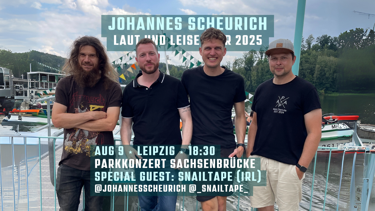 Park/-Brückenkonzert 🌉 9. August 2025 Sachsenbrücke Leipzig