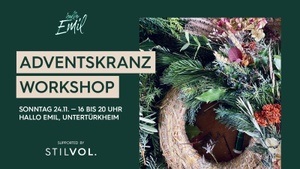 ADVENTSKRANZ WORKSHOP. 🧶