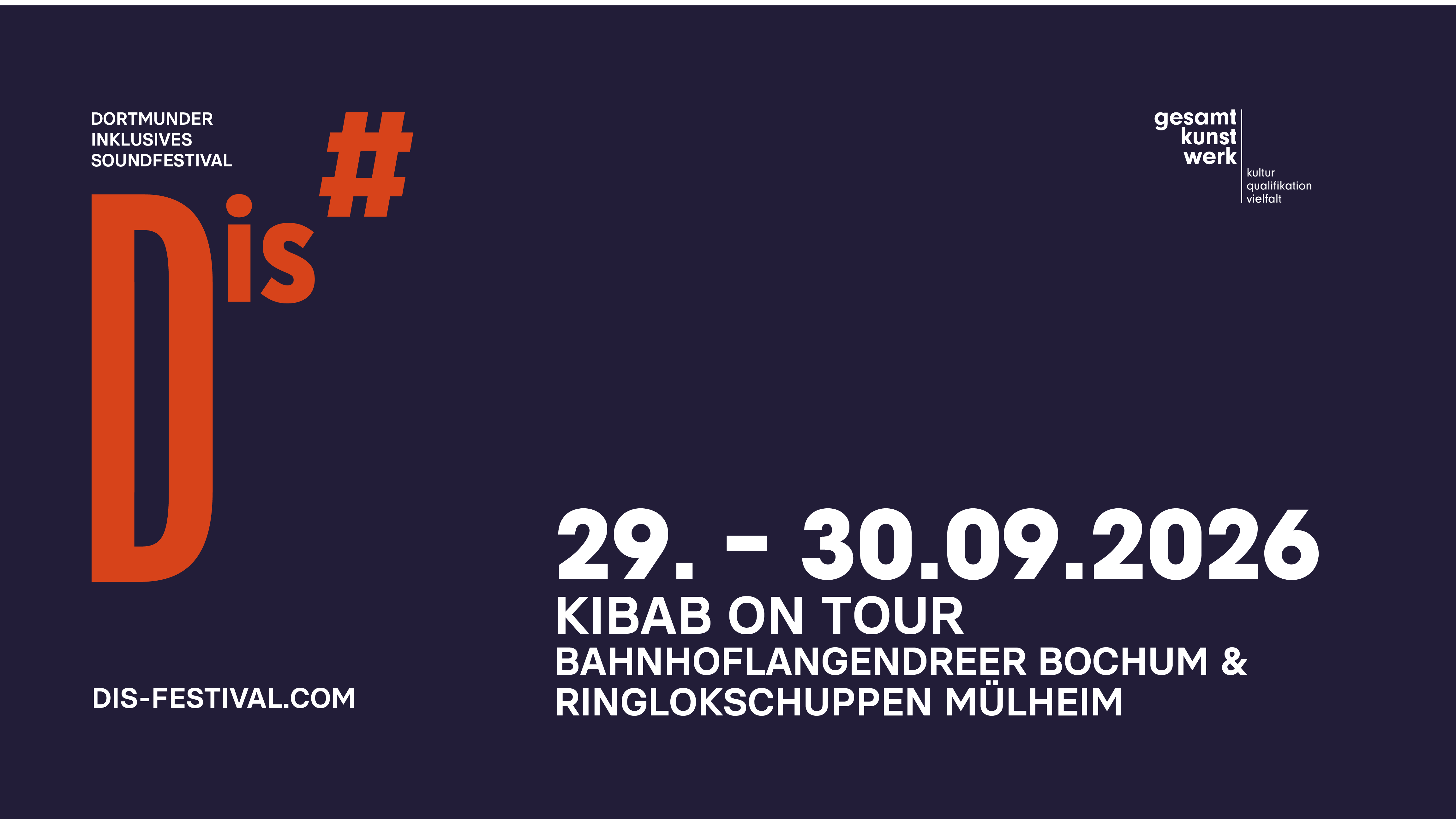 DiS# Festival 2026 | KIBAB on Tour #DiS26