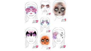 Kinderschminken zu Halloween