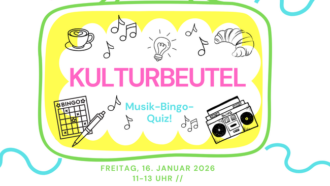KulturBeutel // Musik Quiz Bingo