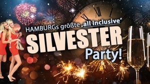 Hamburgs größte "all inklusive" Silvesterparty auf 4 Floors