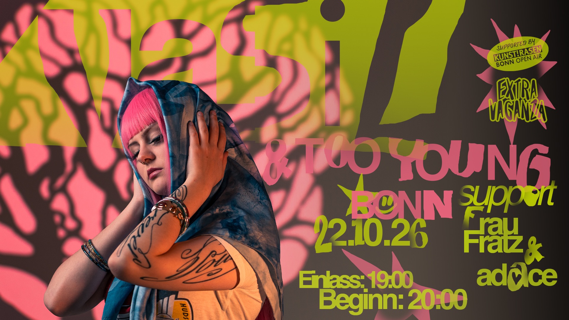 Vasil & Too Young + Frau Fratz & ad ace live @Harmonie Bonn