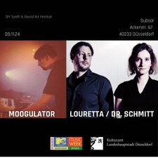 Moogulator, Louretta / Dr. Schmitt | DIY Synth & Sound Art Festival