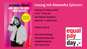 Lesung mit Alexandra Zykunov