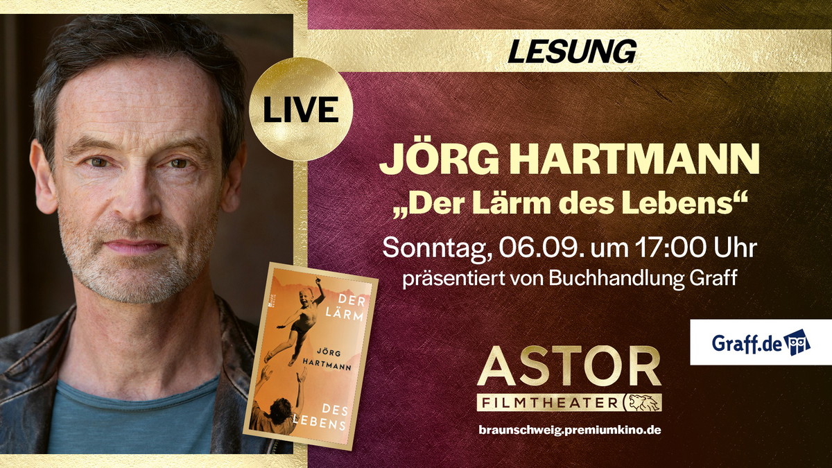 Titelbild der Veranstaltung LESUNG: Jörg Hartmann - "Der Lärm des Lebens"