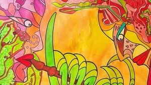 Ausstellung: Szenario Feder-Farben