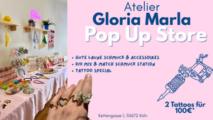Gloria Marla Pop Up Store x Tattoo Special