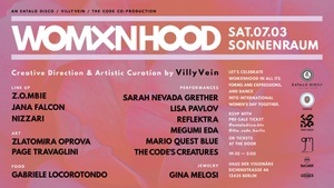 WOMXNHOOD – 7 MARCH 2026 / Haus der Visionäre Berlin