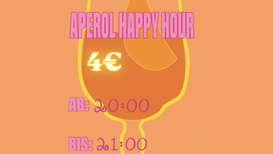 Happy Hour: Aperol Spritz 4€