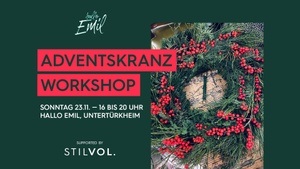 ADVENTSKRANZ WORKSHOP. 🧶