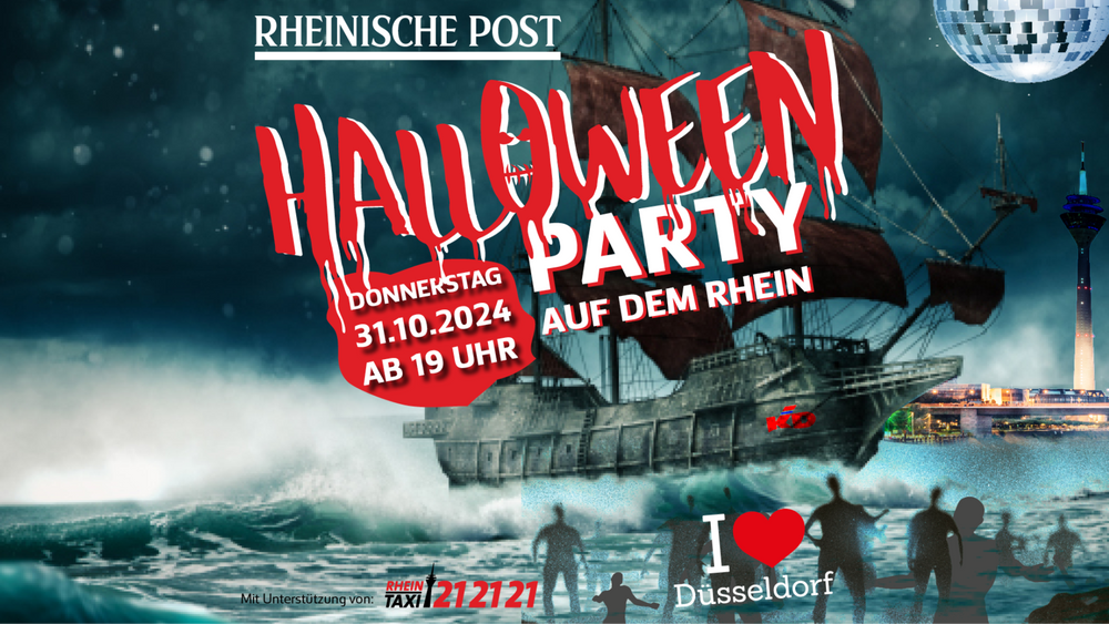 Rheinische Post Halloween Party 2024 x Rhein, Düsseldorf