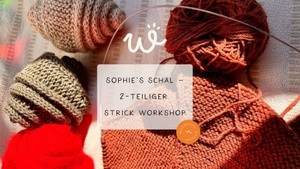 Strickkurs Anfänger Sophie Schal Bonn – 2-teiliger Workshop