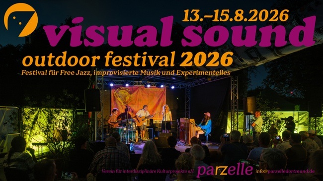 visual sound outdoor festival - Festival für Free Jazz, improvisierte Musik und Experimentelles, 13.08. - 15.08.2026