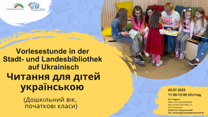 Vorlesestunde für Kinder auf ukrainisch