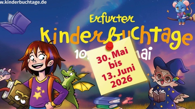 Start des Kartenvorverkaufs für die 28. Erfurter Kinderbuchtage