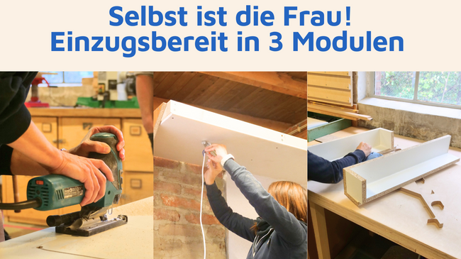 Selbst ist die Frau – Einzugsbereit in 3 Modulen, Modul 3: Strom & Sanitär