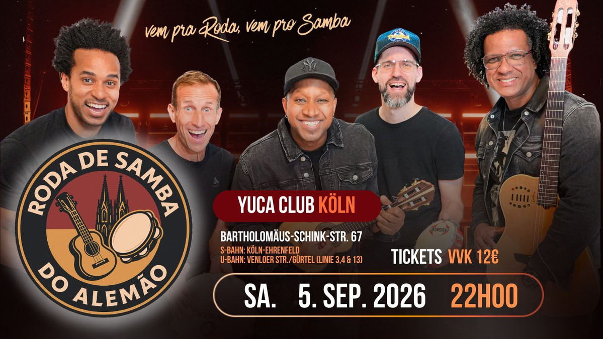 Titelbild der Veranstaltung Roda de Samba do Alemão