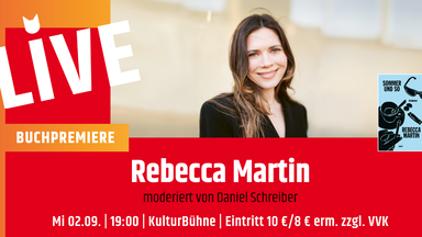 Buchpremiere mit Rebecca Martin