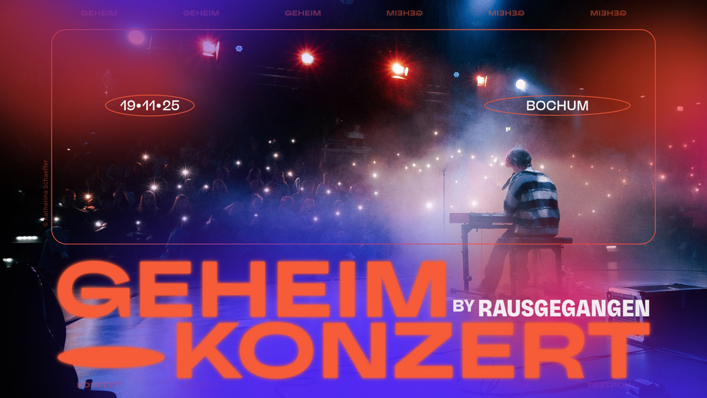 Geheimkonzert Bochum | FIRST EDITION EVER 🐥 by Rausgegangen