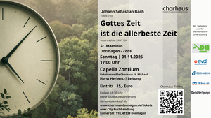 Gottes Zeit ist die allerbeste Zeit