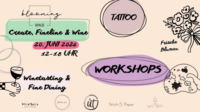 Create, Fineline & Wine
