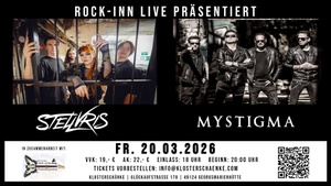 Wenn Schmerz laut wird und Dunkelheit heilt - STELLVRIS & MYSTIGMA live in der Klosterschänke