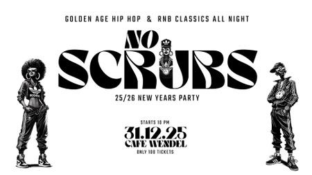 Block Party NYE Edition - Die golden Age Hip Hop & RnB Silvesterparty im Cafe Wendel